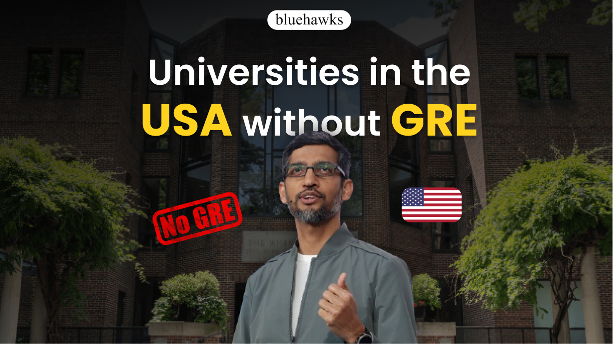 Universities in the USA without GRE 2024 bluehawks