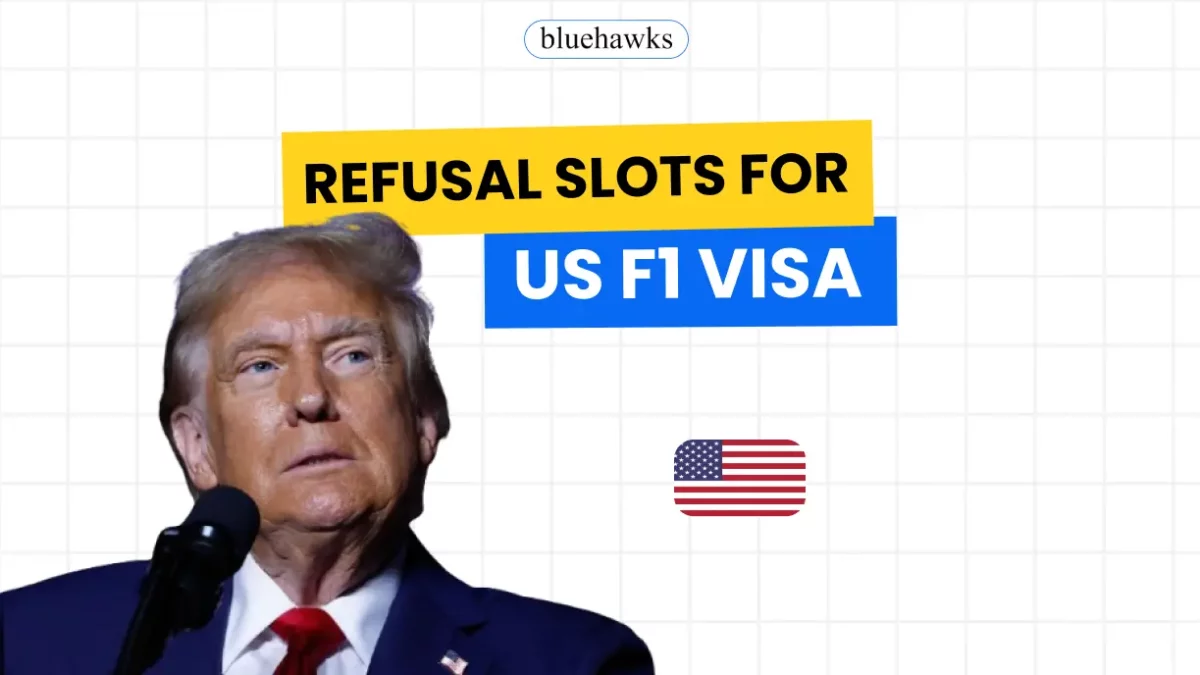 refusal slots for us visa f1 2024